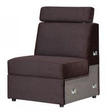 Modulinė sofa Bodzio Lazur, ruda sp., 81 x 73 cm x 97 cm