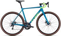 Velosipēds šosejas Cube Cross Race, 28 ", 23" rāmis, zila krās./zaļa krās.