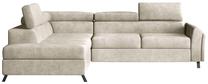 Kampinė sofa Kairos Dora 21, šviesiai ruda sp., kairinė, 197 x 265 cm x 95 cm