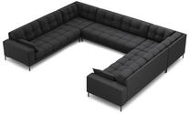 Sofa Micadoni Home Mamaia Panoramic, tamsiai pilka sp., 337 x 256 cm x 75 cm