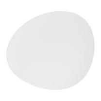 Lėkštė pietų Secret de Gourmet Galet, 28 cm x 24.5 cm, balta sp.