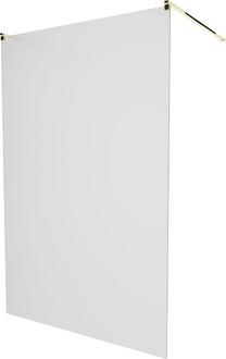 Dušas siena Mexen Kioto Walk-In, 100 cm x 200 cm, zelta krās./rūdītais