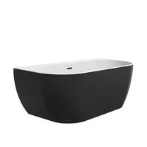 Vonia, laisvai pastatoma Ravak Freedom W, 166 cm x 80 cm x 56.5 cm, asimetrinė, juoda sp.