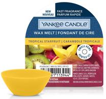Воск, ароматическая Yankee Candle Wax Melt Tropical Starfruit, 8 час, 22 г, желтый цв.