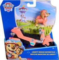 Žaislinė figūrėlė, su priedais Spin Master Paw Patrol Liberty Rescue Motorcycle 6074761, rožinė sp.
