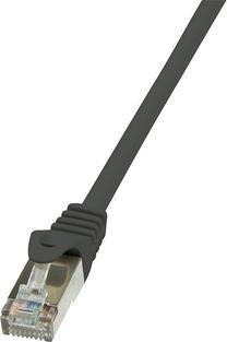 Laidas Logilink Patch Cable Cat.6 F/UTP EconLine RJ-45 8P8C, RJ-45 8P8C, 10 m, juoda sp.