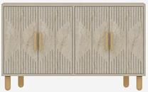 Konsoles galds Kalune Design Roger, travertine krās., 29.6 cm x 120 cm x 73.6 cm