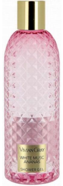 Kūno prausimosi želė Vivian Gray White Musc & Ananas, 300 ml