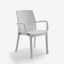 Lauko kėdė Bica Indiana, balta sp., 59 cm x 57 cm x 86 cm
