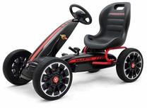 Vaikiškas sportinis kartingas Milly Mally Abarth, juoda sp.