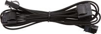 Vads Corsair 4 pin Molex female, 4 pin Molex female, 0.75 m, melna krās.