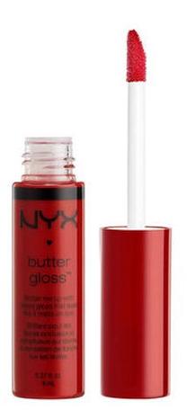Lūpų blizgis NYX Professional Makeup Butter Gloss, 8 ml, 20 red velvet