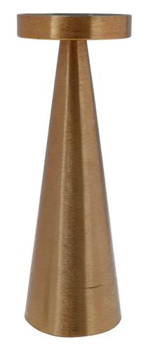 Žvakidė Kayoom Art Deco 135 KDGKG-GRY, geležis, Ø 11 cm, 20 cm, aukso sp./pilka sp.