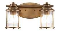 Valgusti seinale Elstead Lighting Ashland Bay, E27, 2, läbipaistev v. / pronks v., 36.2 x 16.6 cm