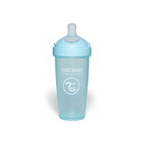 Kūdikių buteliukas Twistshake Pro Double, 330 ml, 4 mėn., žydra sp.