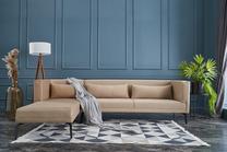 Kampinė sofa Hanah Home Ardosa 825BLC1563, kreminė sp., kairinė, 176 x 274 cm x 76 cm