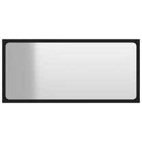 Spogulis VLX Bathroom Mirror, stiprināms, 80 cm x 37 cm, melna krās.