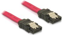 Vads Delock SATA 7-pin male, SATA 7-pin male, 0.5 m, sarkana krās.
