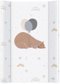 Vystymo kilimėlis Ceba Baby Comfort Big Bear, 80 cm x 50 cm, balta sp./įvairių spalvų