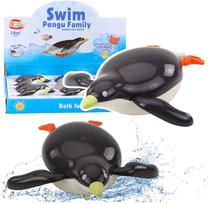 Vonios žaislas, pingvinas Lean Toys Swim, juoda sp.