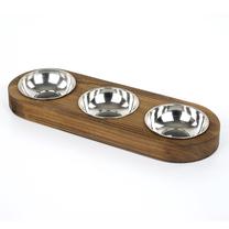 Statīvs ar bļodiņām sunim Kalune Design PET016, 48 cm x 17 cm x 3 cm