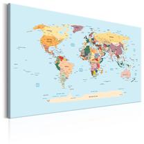 Reprodukcija Artgeist World Map: Travel with Me N5616-DKXPWD, 90 cm x 60 cm