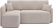 Kampinė sofa - lova Hadson Jarell 18, smėlio sp., kairinė, 150 x 206 cm x 89 cm