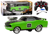 Rc автомобиль Lean Toys Drift Stunt Car, 1:18, зеленый цв.