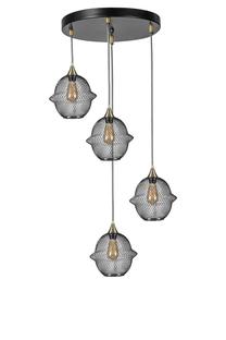 Valgusti rippuv Opviq Chandelier Merk�r 8720-4, E27, 4 x 60 W, must v. / must v.