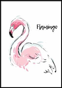 Pilt DecoKing Flamingo, 40 cm x 50 cm