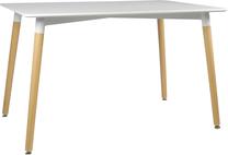 Stalas OTE Alicante, balta sp., 160 cm x 90 cm x 73 cm