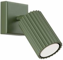 Šviestuvas sieninis Sollux Karbon, GU10, 1 x 10 W, žalia sp. / žalia sp.