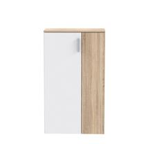 Biuro spintelė Domoletti Forte BTS321-Q45F, balta sp./medžio sp., 120.4 cm x 68.9 cm x 34.1 cm