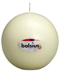 Свеча, формовая Bolsius Ball, 16 час, коричневатый цв.