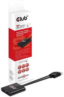 Adapteris Club 3D Mini DisplayPort, Displayport, juoda