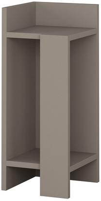 Naktinis staliukas Kalune Design Elos Left Light Mocha, šviesiai ruda sp., 60 cm x 25 cm x 27 cm