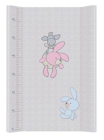 Развивающий коврик Ceba Baby Comfort Bunnies, 70 см x 50 см, серый цв.