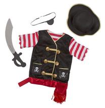 Kostiumas vaikams, piratas Melissa & Doug, įvairių spalvų