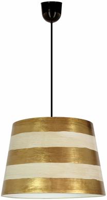 Светильник потолочный Candellux Lighting Americano 3 31-24275, E27, 1 x 60 Вт, золотой цв./песок цв. / черный цв.