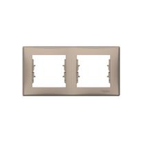 Рамка Schneider Electric Sedna SDN5800368, титановый цв. 2 мест.