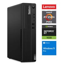 Стационарный компьютер Lenovo RM87495, oбновленный AMD Ryzen 5 PRO 4650G, DDR4 32 GB, SSD 256 GB, Nvidia GeForce GT1030 2 GB GDDR5, Windows 11 Pro ThinkCentre M75s Gen 2