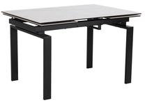 Stalas išskleidžiamas Maria 62081, balta sp./juoda sp., 120 - 200 cm x 85 cm x 76 cm