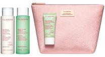 Veido priežiūros priemonių rinkinys Clarins Premium Cleansing Set, 430 ml