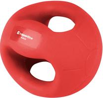 inSPORTline Grab Me Medicine Ball With Grips Red 6kg