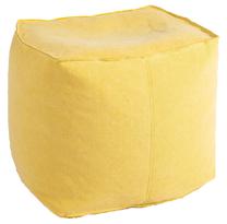 Pufas Home4you Jute P0066858, geltona sp., 55 cm x 55 cm x 45 cm