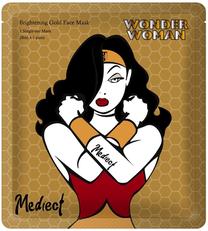 Маска для лица Ecocera Mediect Wonder Woman Brightening Gold, 28 мл