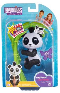 Interaktīva rotaļlieta Fingerlings Panda 3564, 8 cm, universāls, balta krās./melna krās.