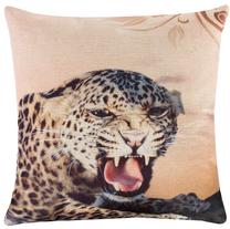 Dekoratyvinė pagalvėlė Home4you Dekoor 31 Leopard, šviesiai ruda, 45 cm x 45 cm