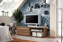 TV staliukas ASM Bono I, rudas, 120 cm x 45 cm x 35 cm