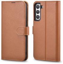 Чехол для телефона iCarer Haitang Leather Wallet Case AKSM04BN, коричневый цв., Samsung